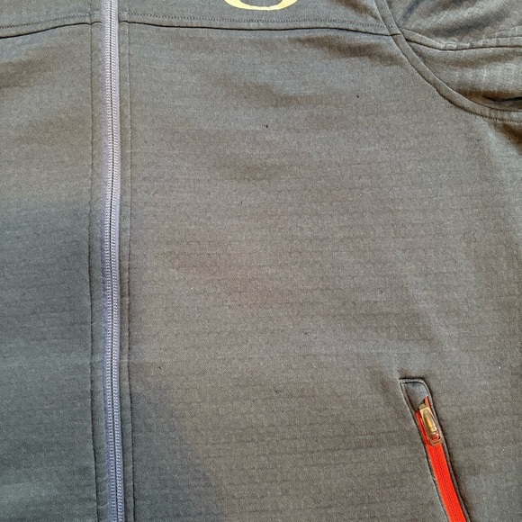 OAKLEY Performance Zip Up Jacket with Hood Navy Mens Size Small - Picture 7 of 12